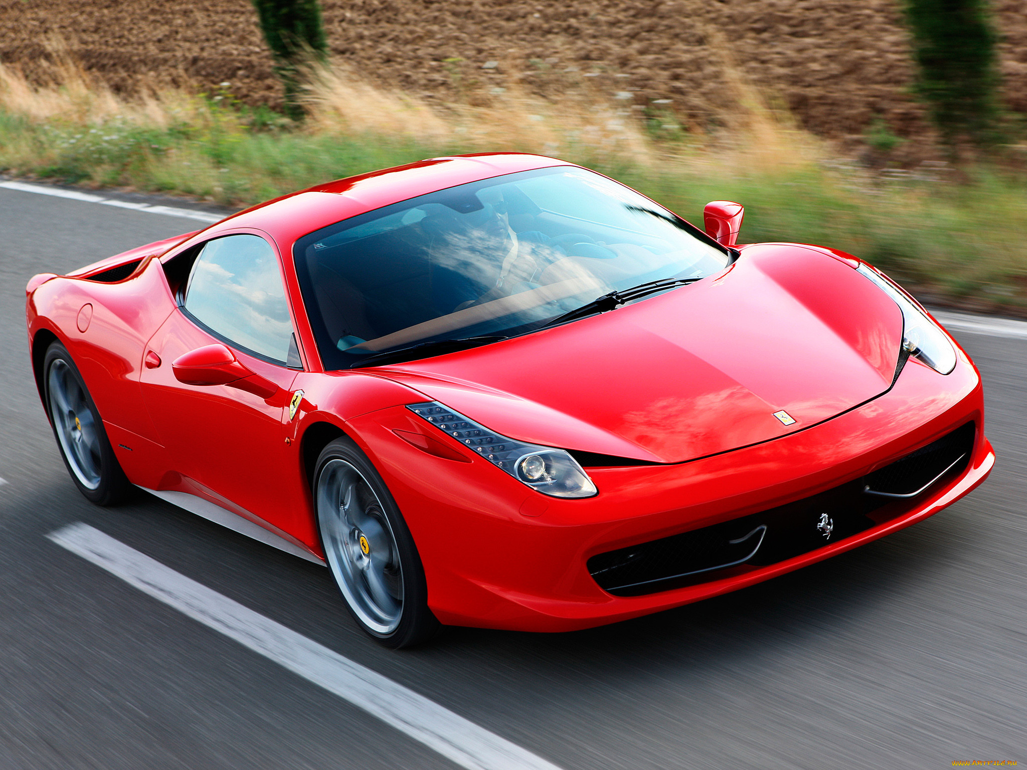 , ferrari, 458, italia